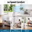 Devanti Bladeless Tower Fan 100cm 2-in-1 Cooling Airflow Purifying Remote