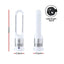 Devanti Bladeless Tower Fan Heater and Cooler 2in1 Portable Oscillation Fan for Bedroom Room Office Use White