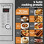 Devanti Built In Microwave Oven 30L Grill Air Fry Convection Silver