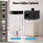 Devanti Capsule Coffee Pod Machine with Milk Frother, Black