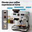 Devanti Coffee Machine Espresso Latte Maker with Grinder Milk Frother Steam Wand
