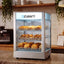 Devanti Commercial Food Warmer 850W 3 Shelf Heated Display Cabinet