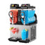 Devanti Commercial Slushie Machine 15L x2 Frozen Drink Maker Dual Tank Silver