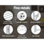 Devanti Electric Heated Towel Rail Rack 30 Bars Foldable Clothes Dry Warmer