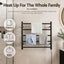 Devanti Electric Heated Towel Rail Rack 5 Bars Wall Mounted Clothes Dry Warmer