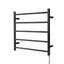 Devanti Electric Heated Towel Rail Rack 5 Bars Wall Mounted Clothes Dry Warmer