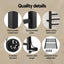 Devanti Heated Towel Rail 8 Square Bars with Timer Electric Heater Warmer Rack