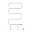 Devanti Heated Towel Rail Freestanding Wall Mounted S-Shape Electric Warmer Rack