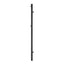 Devanti Heated Towel Rail with Timer Vertical Electric Heater Warmer Rack Black