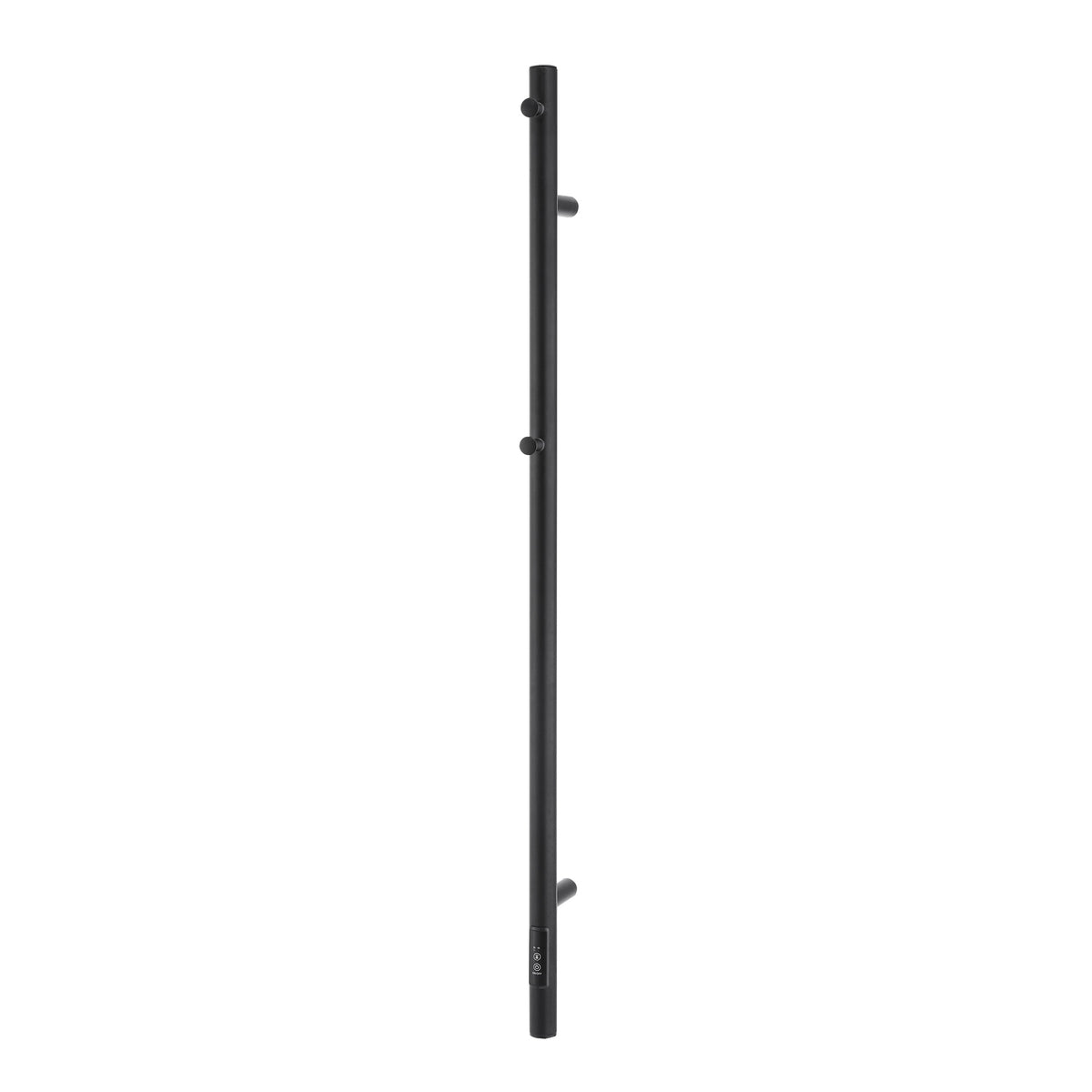 Devanti Heated Towel Rail with Timer Vertical Electric Heater Warmer Rack Black