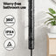 Devanti Heated Towel Rail with Timer Vertical Electric Heater Warmer Rack Black
