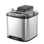 Devanti Ice Cream Maker Slushie Machine 2L Homemade Gelato Sorbet Sliver