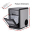 Devanti Ice Maker Machine 20kg Chewable Nugget Ice Countertop w/Self Cleaning