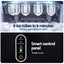 Devanti Ice Maker Portable Ice Machine Countertop Bullet Cube 12KG Black