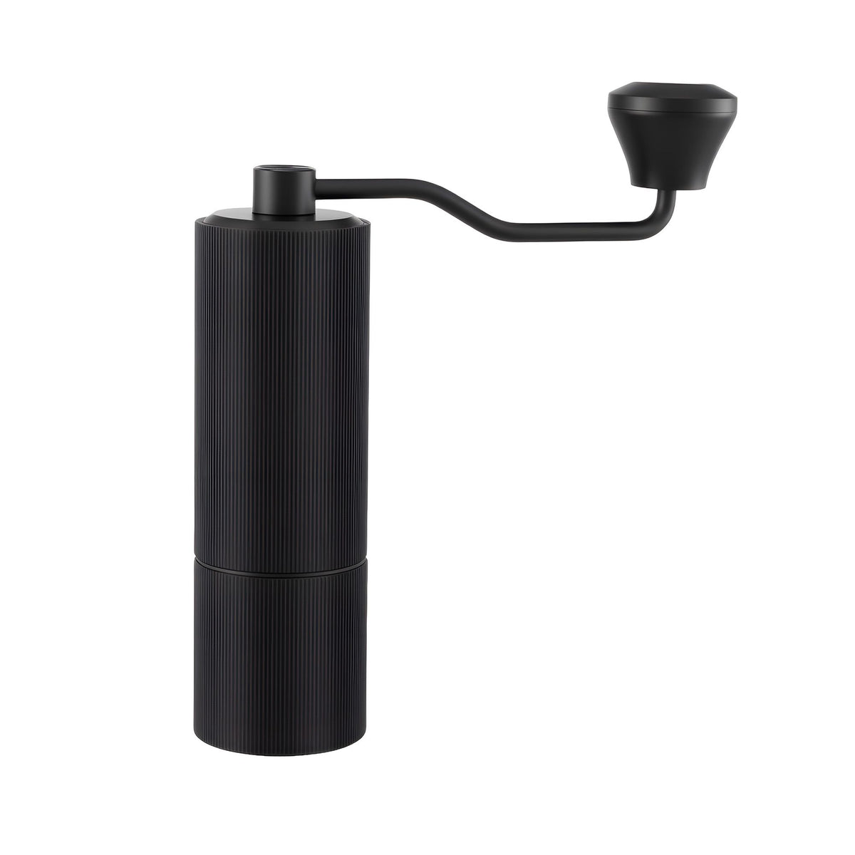 Devanti Manual Coffee Grinder with 24 Adjustable Settings | Hand Coffee Bean Burr Mill for Espresso French Press | Portable Stainless Steel Quiet Grinder with Storage Bag for Travel Camping, Black