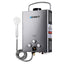 Devanti Portable Gas Water Heater With Pump LPG System Grey