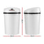 Devanti Sensor Bin Motion Rubbish Bins Kitchen Automatic Trash Can White 9L