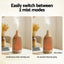 Devanti Ultrasonic Aroma Diffuser Aromatherapy 200ml LED Lights Iron Humidifier Forest Light wood grain