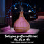 Devanti Ultrasonic Aroma Diffuser Aromatherapy 400ml LED Lights Iron Humidifier Forest Light wood grain