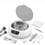 Devanti Ultrasonic Cleaner 700mL 48kHz Jewellery Cleaning Machine with Stainless Steel Tank White