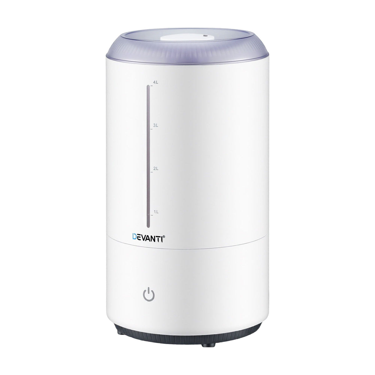 Devanti Ultrasonic Humidifier Aroma Diffuser Top Fill Quiet Bedroom 4L White