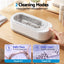 Devanti Ultrasonic Jewellery Cleaner 46kHz 400ml Cleaning Machine with Stainless Steel Tank White