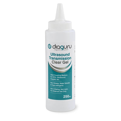 Diaguru 250ml Conductive Transmission Gel - Water-Based External Clear Gel