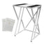 Dryer Stand Over Front Loading Washing Machine, 100kg Heavy Duty Steel Stacking Kit, 102x67x60cm Space Saving Shelf for Small Home, Anti-Slip Rubber Surface, Fits Tumble Dryers & Washers, White