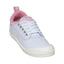 Dunlop Volleys Womens International Low Canvas Casual Shoes Lace White Pink
