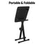 Alpha Piano Stool Adjustable Height Keyboard Seat Portable Bench Chair Black