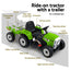 Electric Ride On Car Rigo Kids Ride On Cars Tractor Toy 12V Green