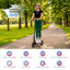 Electric Scooter 180W 18KM/H Foldable Height Adjustable Portable Riding Commuter Teens Adults