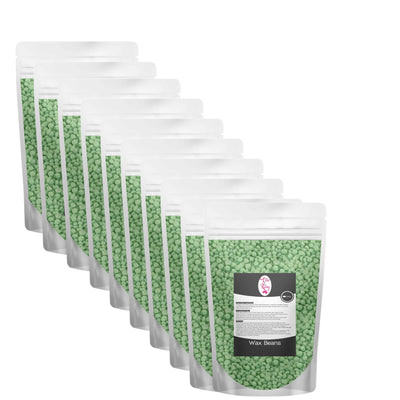 Ellie & Ruby 10x 100g Aloe Vera Hard Wax Beads Brazilian Stripless Hair Removal