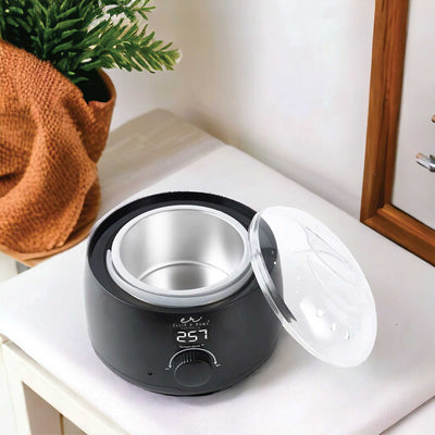 Ellie & Ruby 500ml Automatic Wax Warmer Pot - Electronic Wax Heater Black
