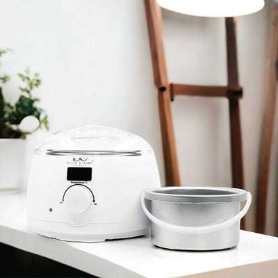 Ellie & Ruby 500ml Automatic Wax Warmer Pot - Electronic Wax Heater White
