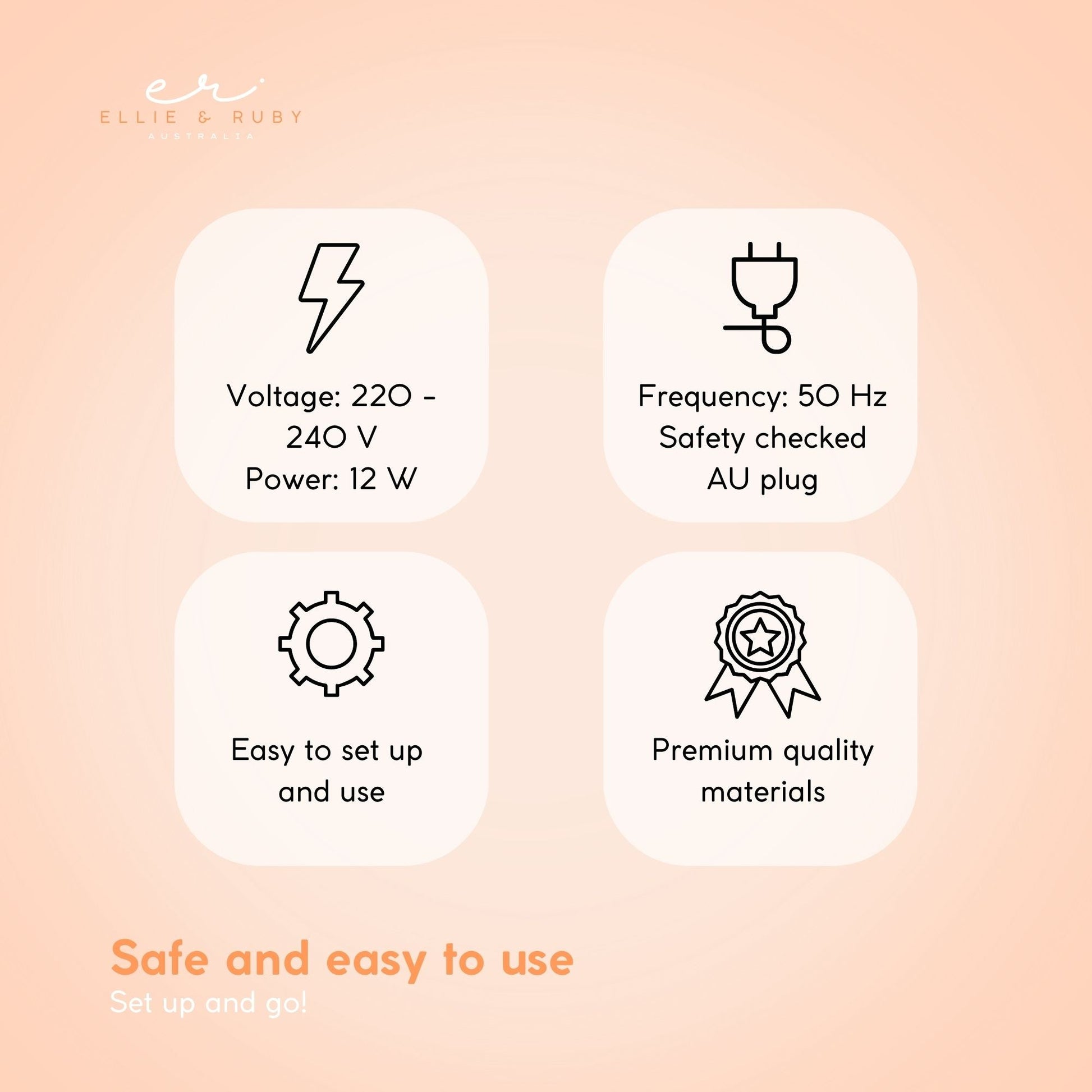Ellie & Ruby 5x Magnifying Floor Lamp - Glass Lens Light and Wheeled Stand White