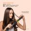 Ellie & Ruby 7-in-1 Hot Air Hair Styler 1400W Dryer Brush Curler Black