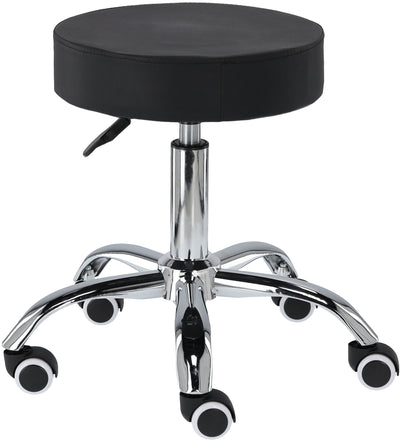 Ellie & Ruby Adjustable Salon Stool - Swivel Rolling Beauty Chair