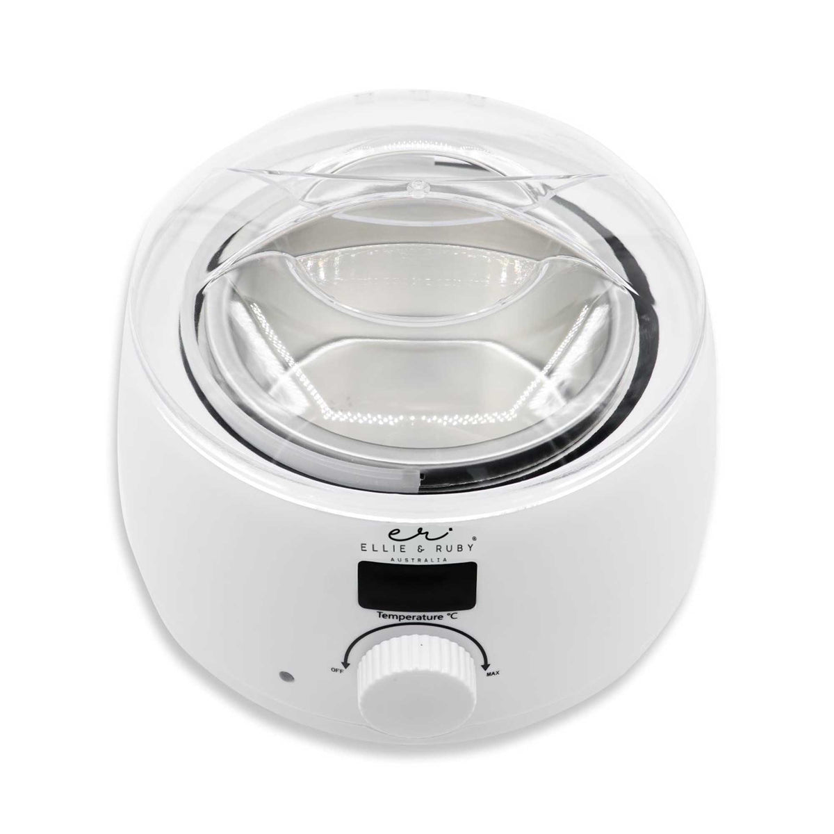 Ellie and Ruby 500ml Automatic Wax Warmer Pot - Electronic Wax Heater White