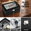 Embellir 12 Grids Watch Box Organizer Case Jewelry Display Storage Showcase