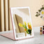 Embellir Compact Makeup Mirror w/ LED Light Portable Foldable Travel Beauty Pink