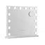 Embellir Makeup Mirror 60x52cm Hollywood Vanity with LED Light Tabletop White
