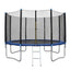 Everfit 12FT Kids Trampoline with Blue Tent Cover Ladder Rebounder Outdoor Toys