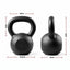 Everfit 16kg Cast Iron Kettlebell Powder Coating Flat Bottom Home Gym