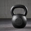 Everfit 24kg Cast Iron Kettlebell Powder Coating Flat Bottom Home Gym