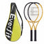 Everfit 27 Inch Tennis Racket Set of 2 Pack 27 Inch Lightweight Cushioned Grip Gold
