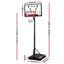 Everfit 2.6M Basketball Hoop Stand System Adjustable Portable Pro Kids Clear