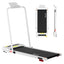 Everfit 3 in 1 Treadmill Electric Walking Pad Incline Under Desk 380mm White