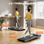Everfit 3 in 1 Treadmill Electric Walking Pad Incline Under Desk Home Gym 380mm Grey