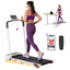 Everfit 3 in 1 Treadmill Electric Walking Pad with Incline Foldable for Home Gym White